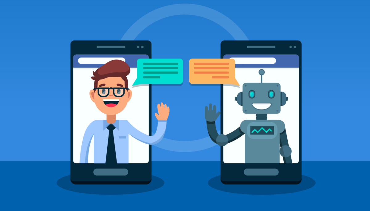 chatbot y humano