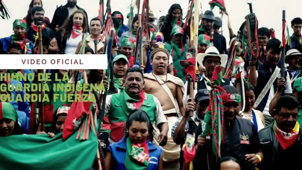 guardia fuerza el himno de la guardia indigena que rinde homenaje a los indigenas en colombia himno de la guardia indigena 3