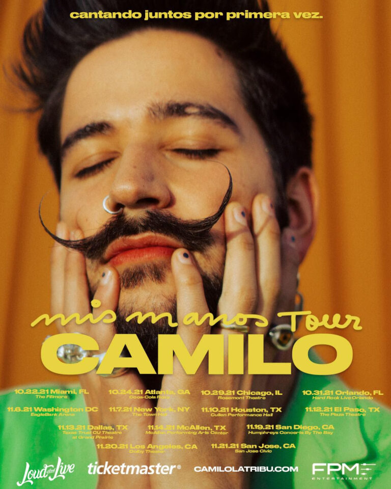 Camilo anuncia su gira por Estados Unidos "Mis Manos Tour"