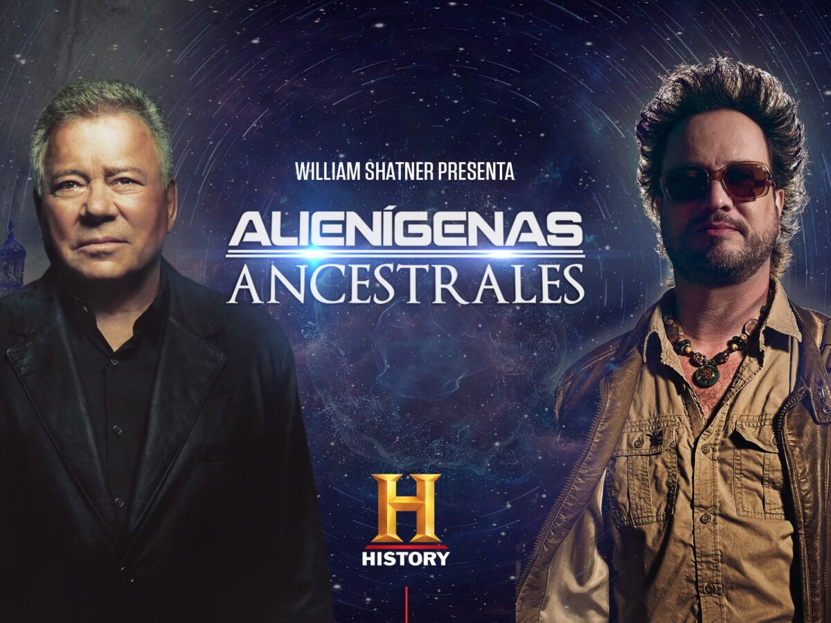 imperdible episodio especial de alienigenas ancestrales con william shatner keyart history shatner presenta alienigenas
