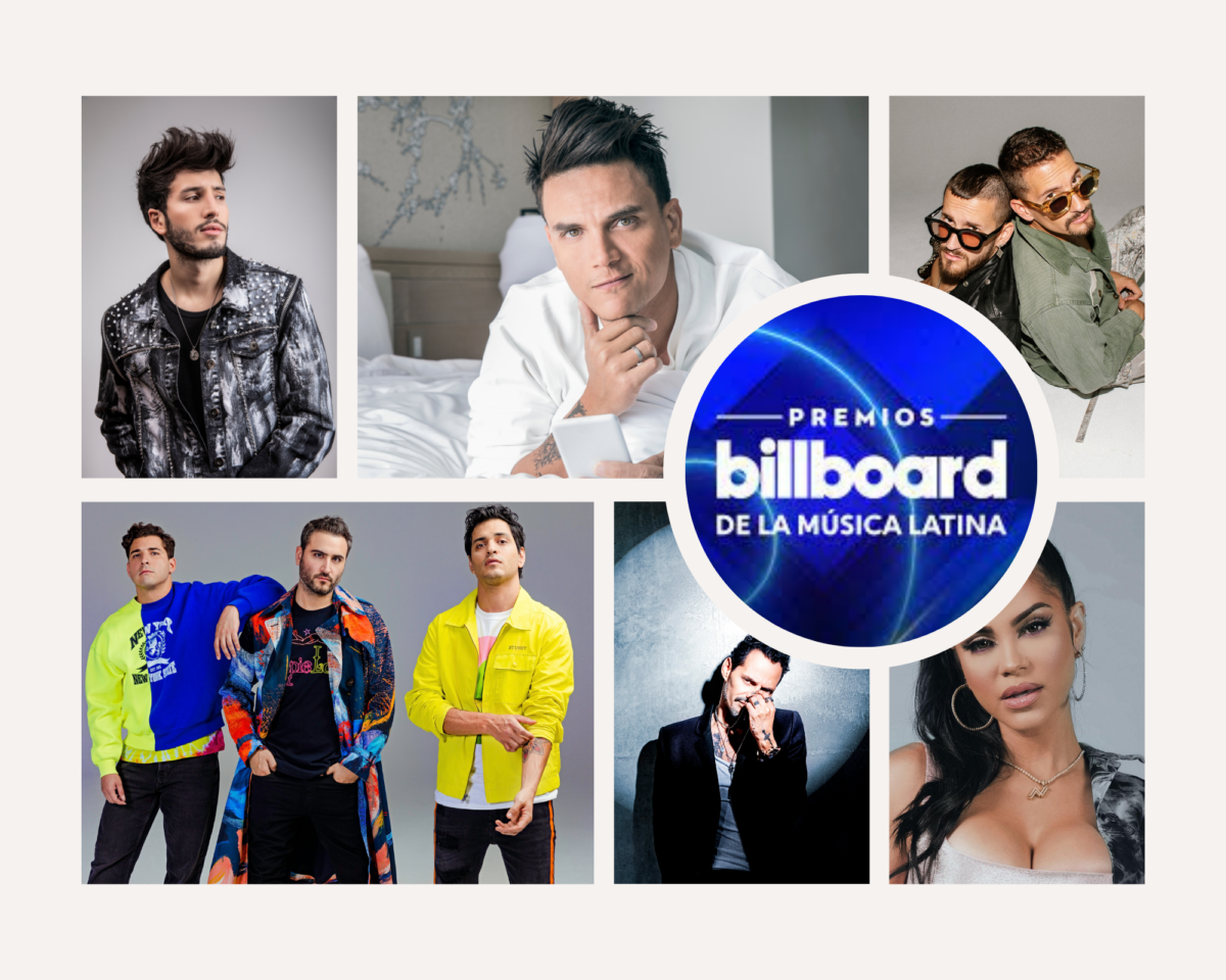 los premios billboard de la musica latina llegaran en septiembre gris marron limpio cuadricula moda moodboard foto collage