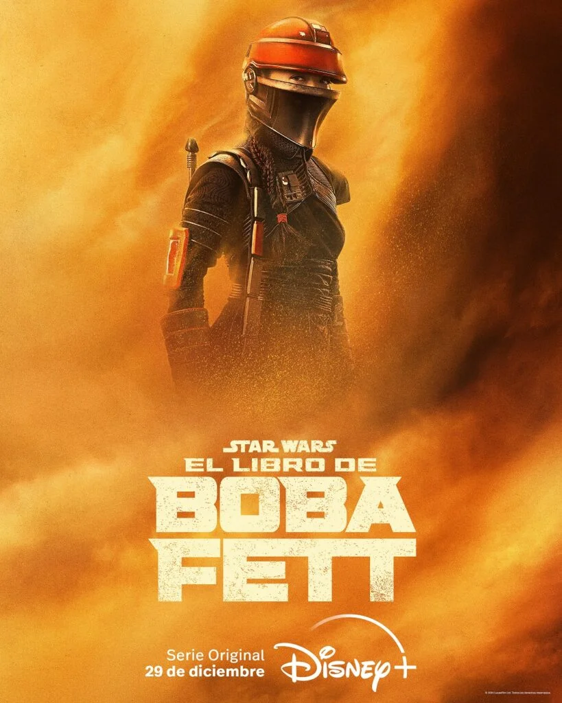 el libro de bobba fett fennec shand en el libro de boba fett disney