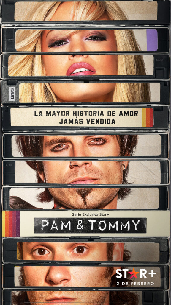 Poster Oficial de "Pam & Tommy"