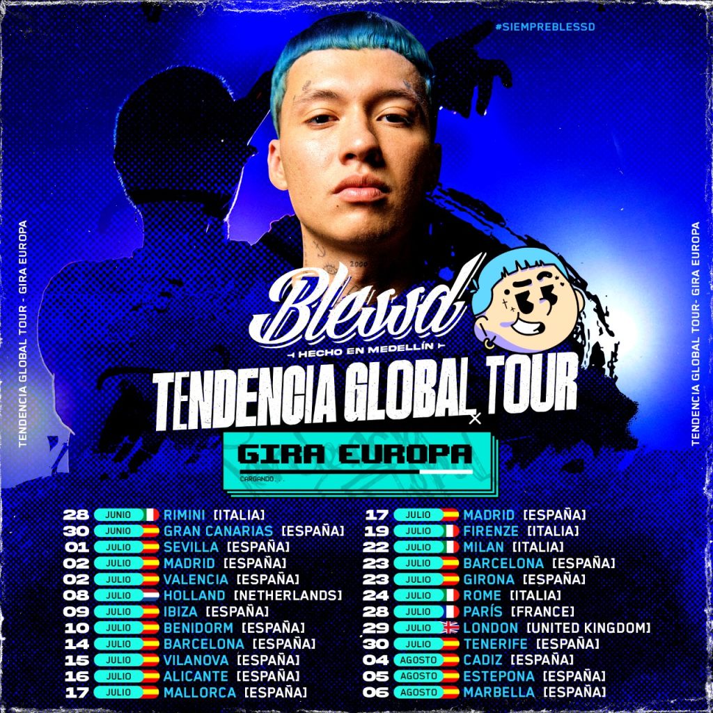 blessd continua su tendencia global tour en europa gira europa blessd 02