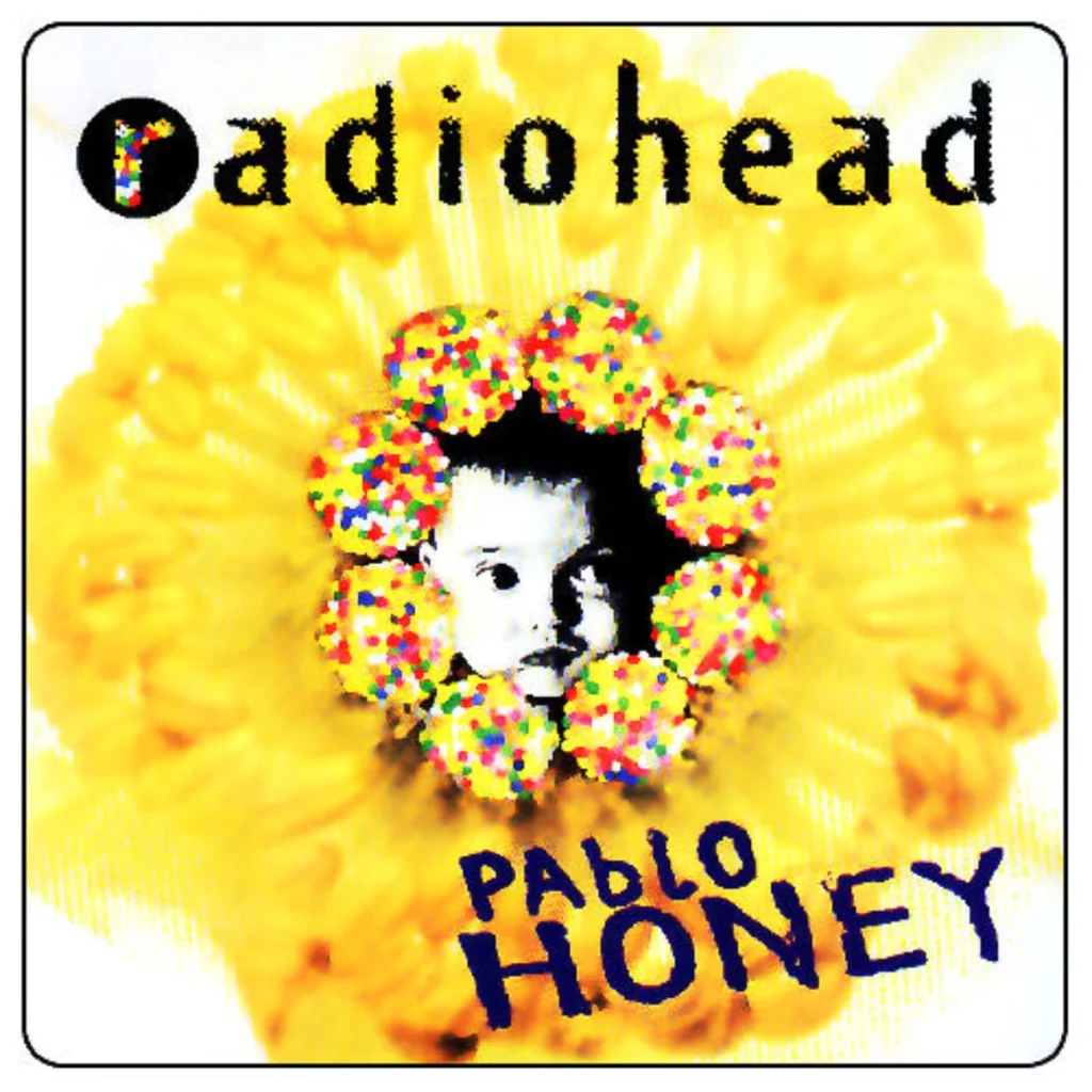 Carátula del primer disco de Radiohead: Creep
