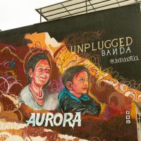 u banda revela la portada de su disco con uno de los murales mas grandes de latinoamerica u banda 1