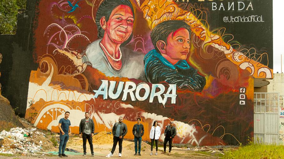 u banda revela la portada de su disco con uno de los murales mas grandes de latinoamerica u banda 2