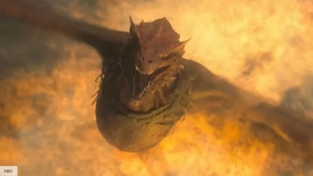 Vhagar el dragón más poderoso de la primera temporada de House of the Dragon