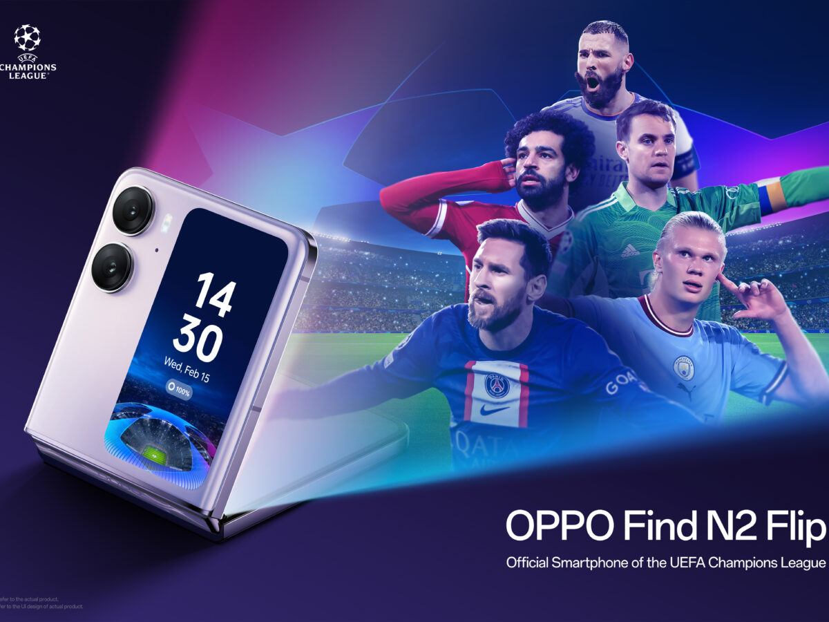 la uefa champions league elige a oppo find n2 flip como susmartphoneoficial uefa champions league