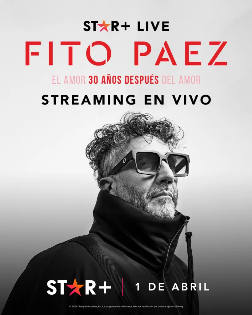 Fito Paez en Star+ Live