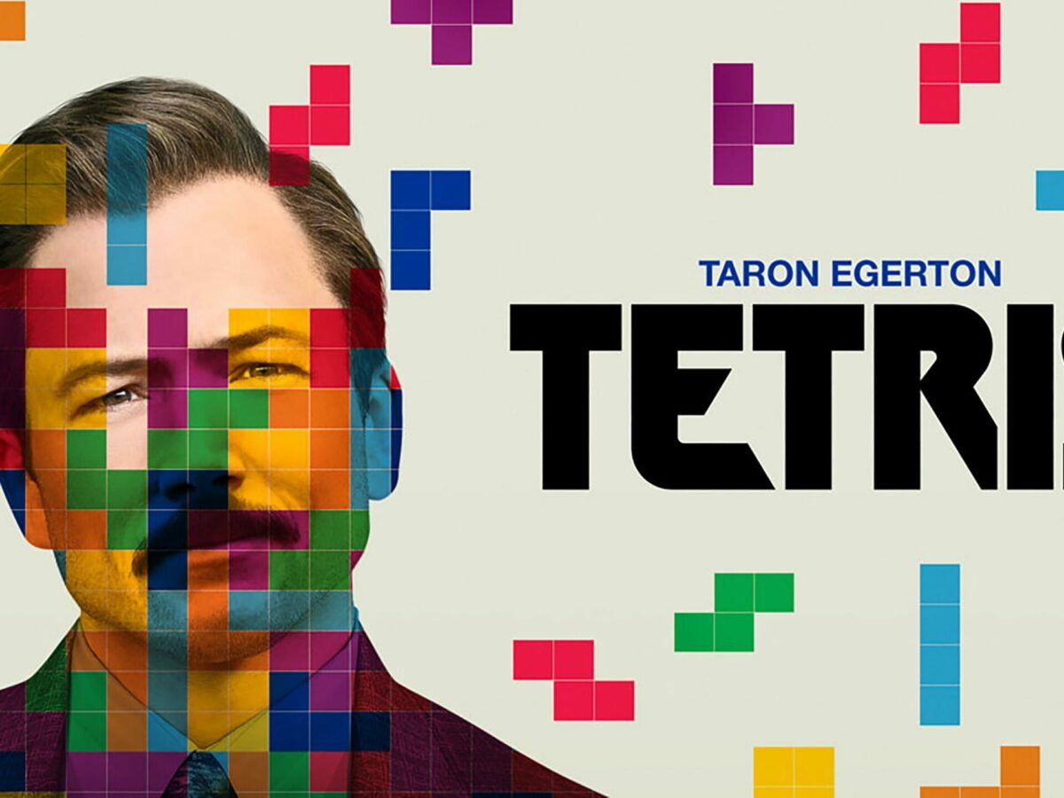 tetris una sorprendente clasificacion r y las intensas experiencias de taron egerton tetris movie poster scaled 1