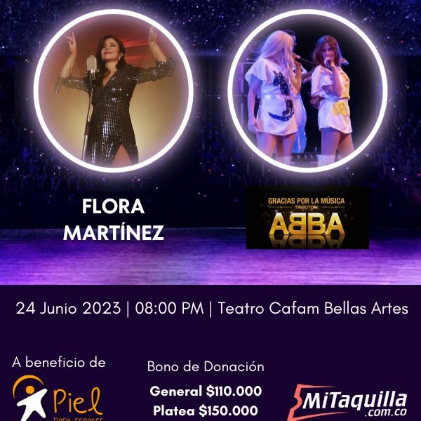 flora martinez y el tributo a abba se unen en el concierto voces para renacer voces
