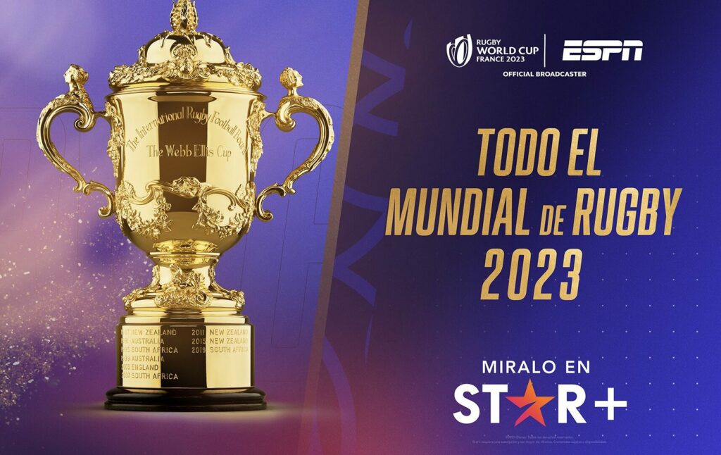 Mundial de Rugby 2023 por Star+