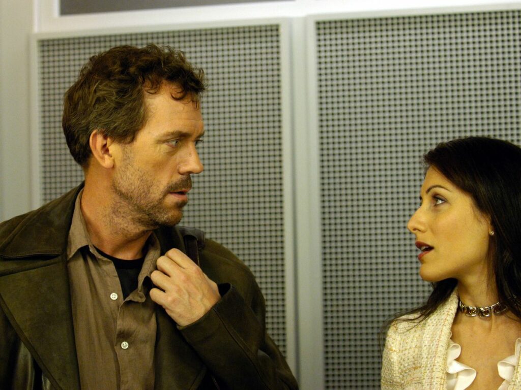 House & Cuddy in the first season