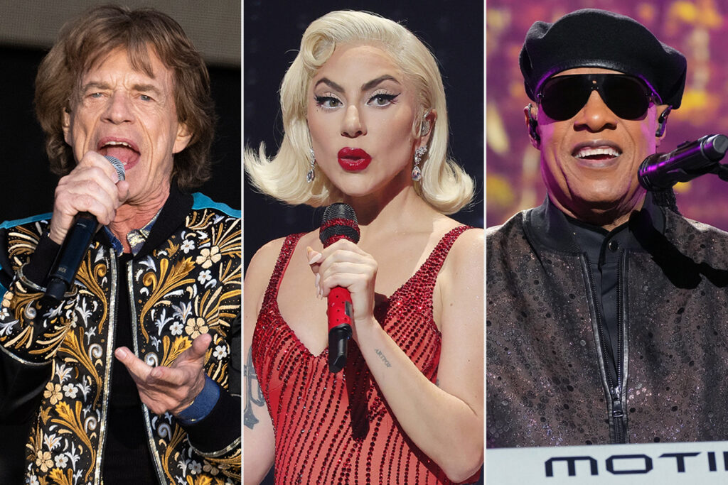 the rolling stones deleitan con sweet sounds of heaven junto a lady gaga y stevie wonder
