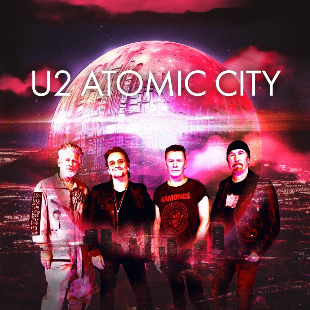 Carátula de Atomic City de U2