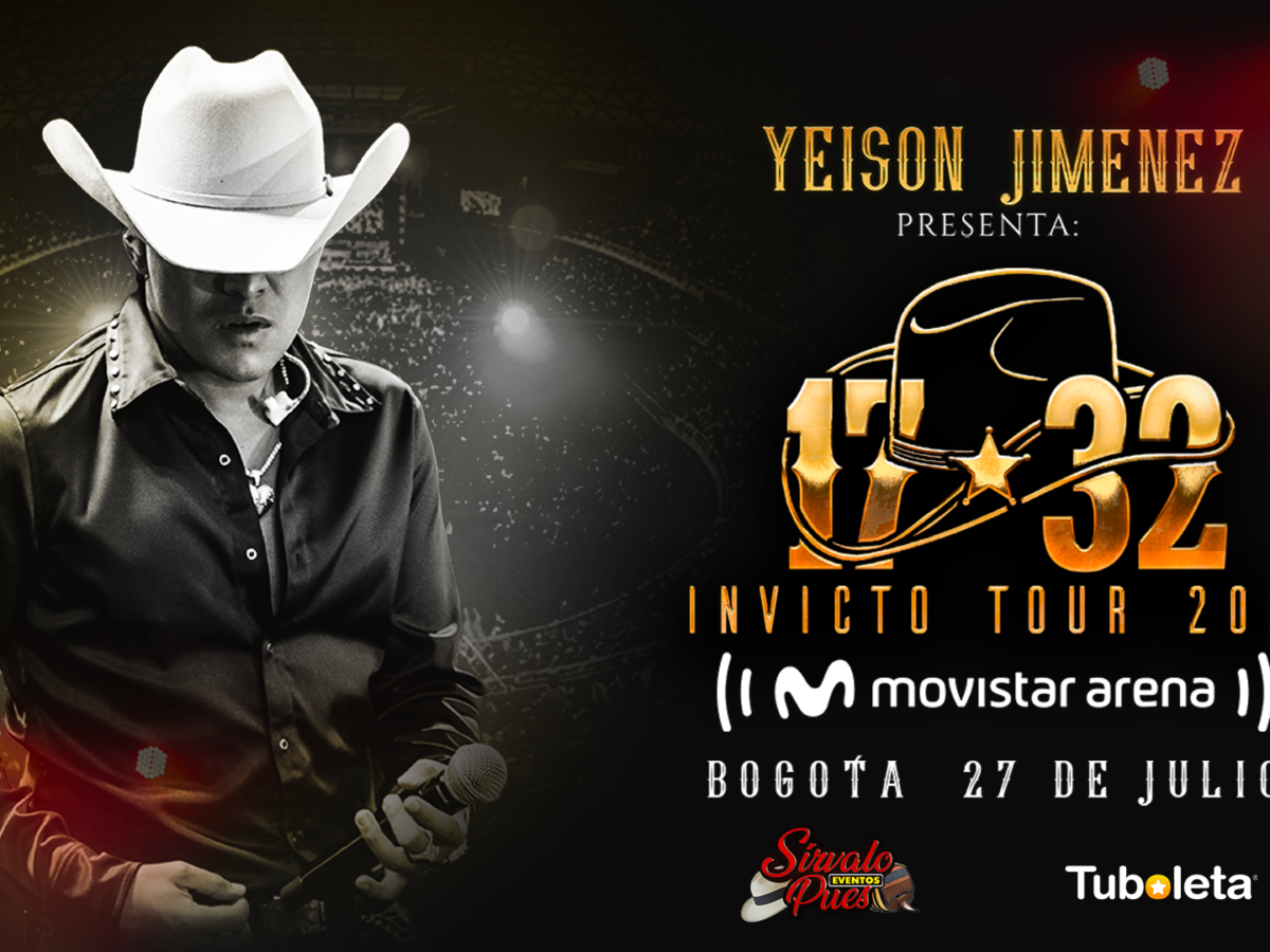 Yeison Jiménez anuncia nueva fecha en el Movistar Arena