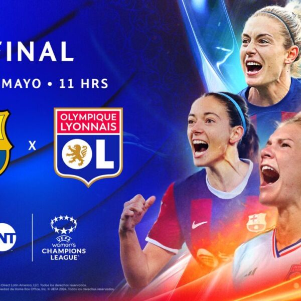 La final de la Women’s UEFA Champions League se verá por TNT: Barcelona vs Olympique de Lyon  