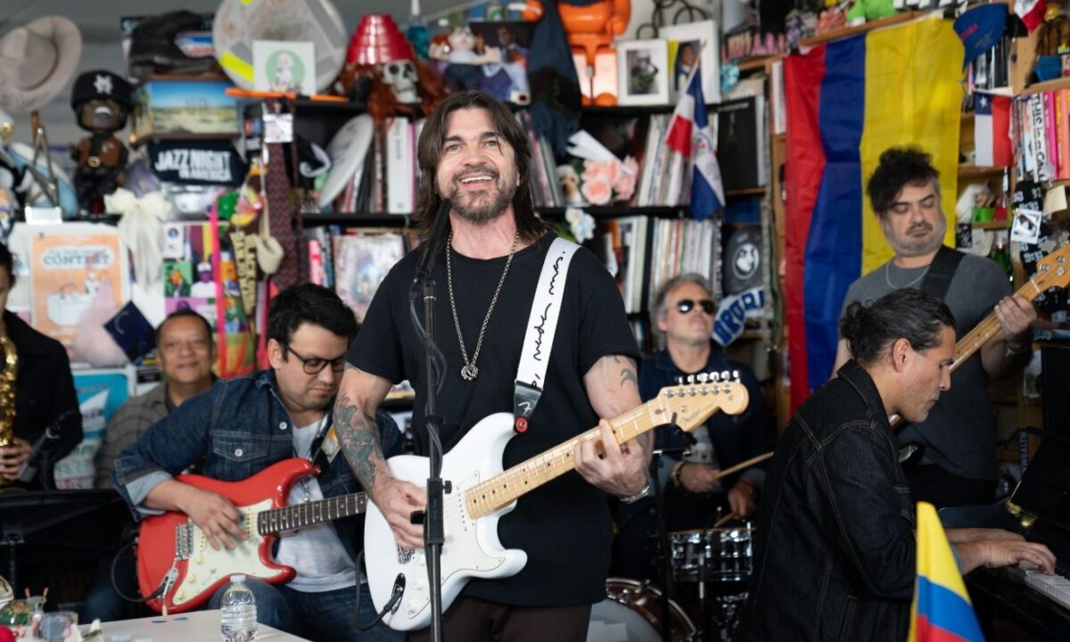 juanes stuns fans con un giro inesperado durante su concierto en tiny desk