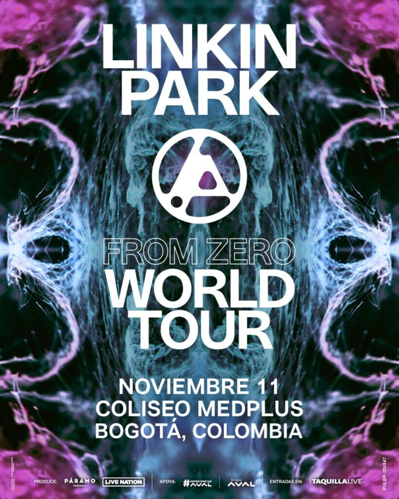 linkin park regresa con nuevo album from zero y un tour mundial que incluye a bogota