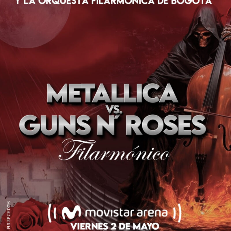 Metallica y Guns N’ Roses en formato sinfónico: el concierto del año en Bogotá.