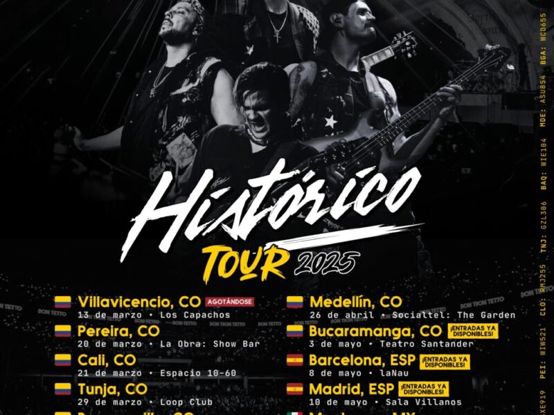 Don Tetto llega a tu ciudad con su “Histórico: Tour 2025”