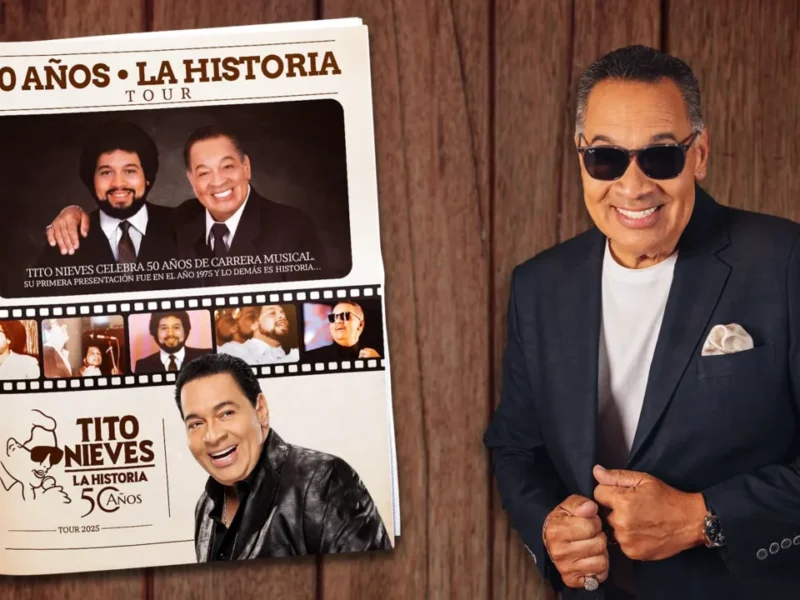 Tito Nieves arranca su última gira «50 Años – La Historia» con tres shows en Estados Unidos