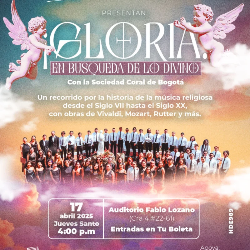 ¡Gloria! Un viaje coral por la historia de la música religiosa en Bogotá