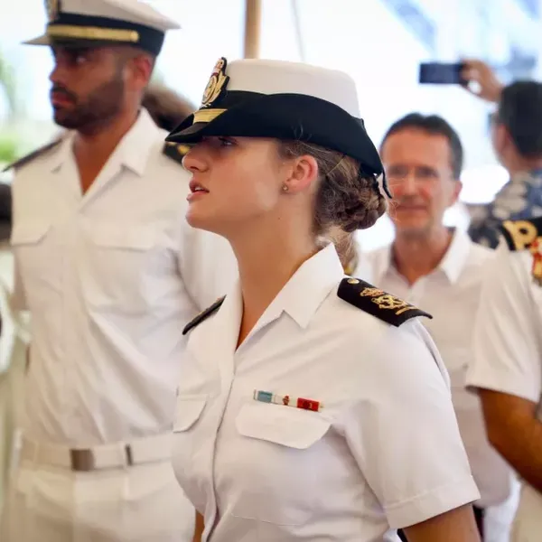 La princesa Leonor visita Santa Marta en medio de la celebración histórica por sus 500 años
