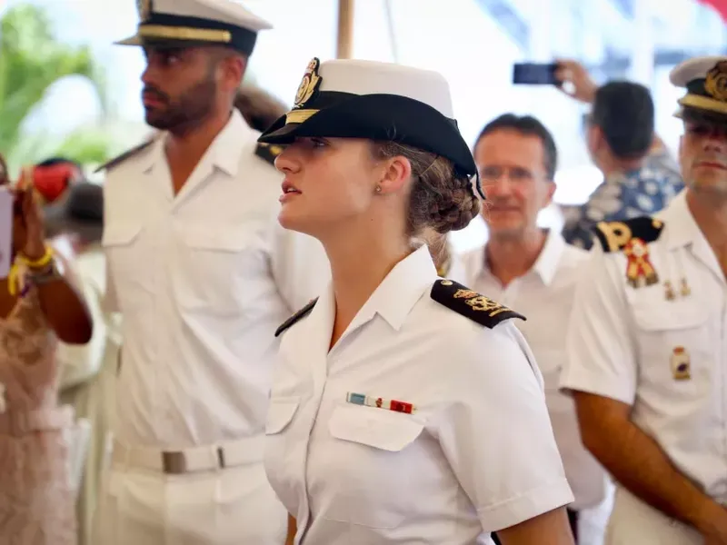 La princesa Leonor visita Santa Marta en medio de la celebración histórica por sus 500 años