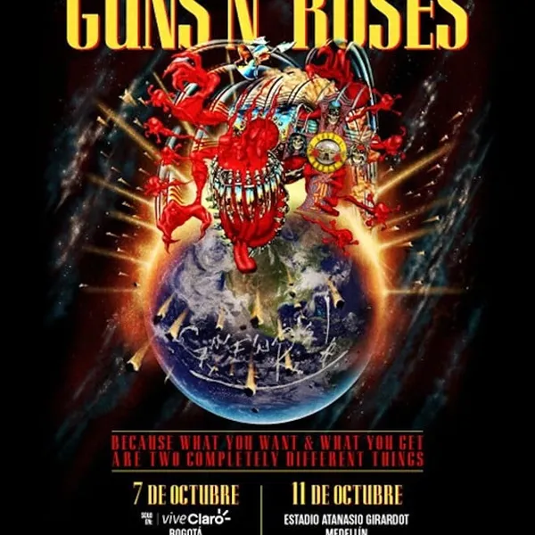 Guns N’ Roses en Colombia: dos conciertos legendarios que reafirman su legado