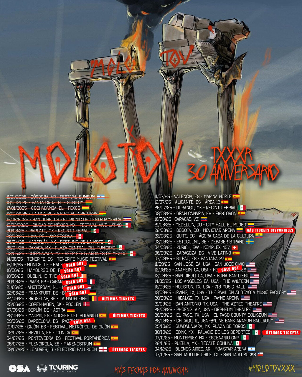 molotov enciende el mundo con su gira internacional por los 30 anos de irreverencia molotov enciende el mundo con su gira internacional por los 30 anos de irreverencia 1